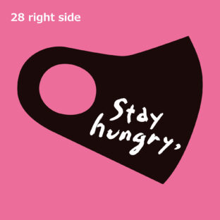くまもとクリエイターズ　マスク　28　Stay hungry,stay foolish